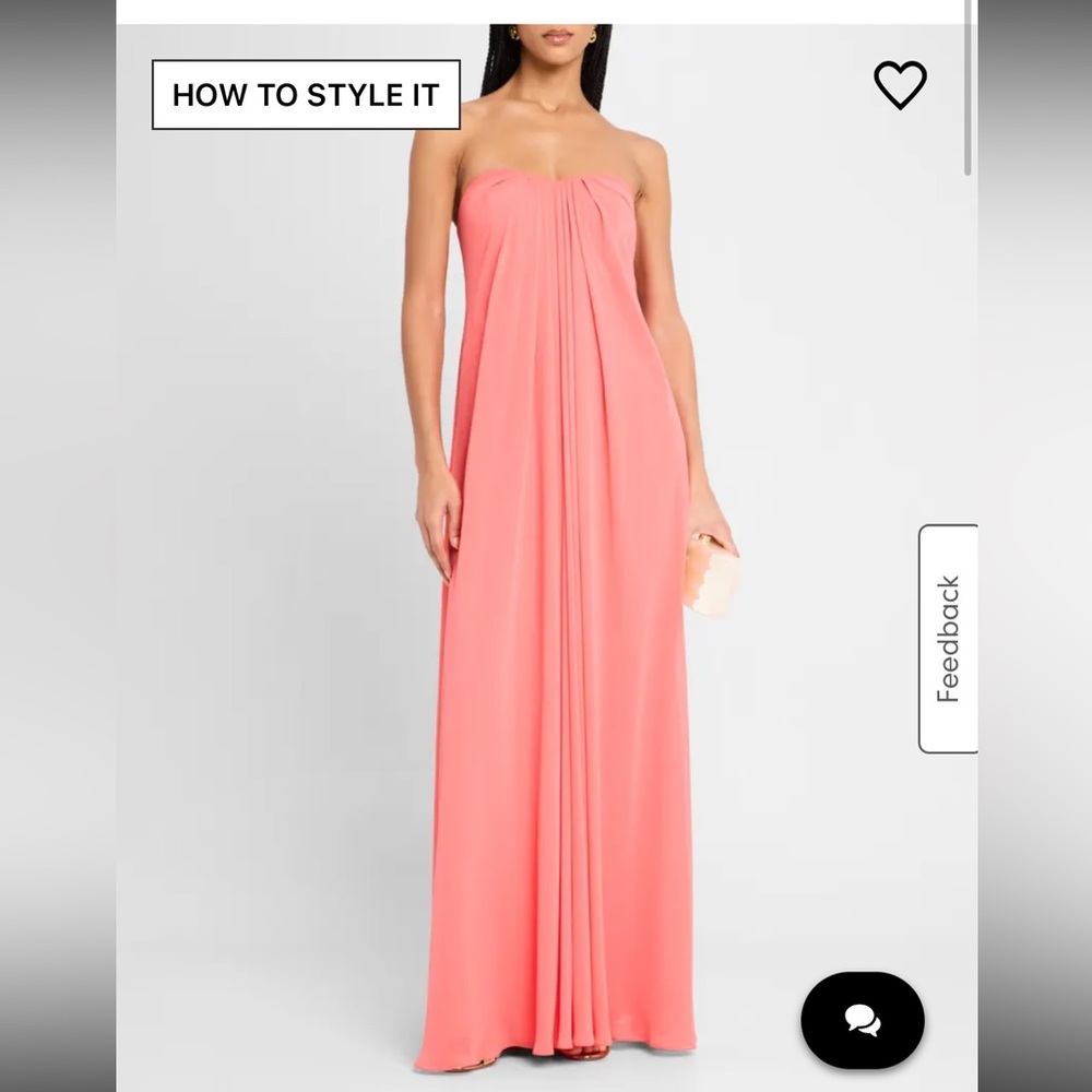 Neiman Marcus Pink Strapless Dress